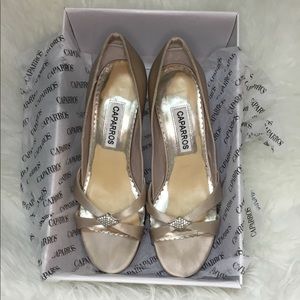 Champagne color heels